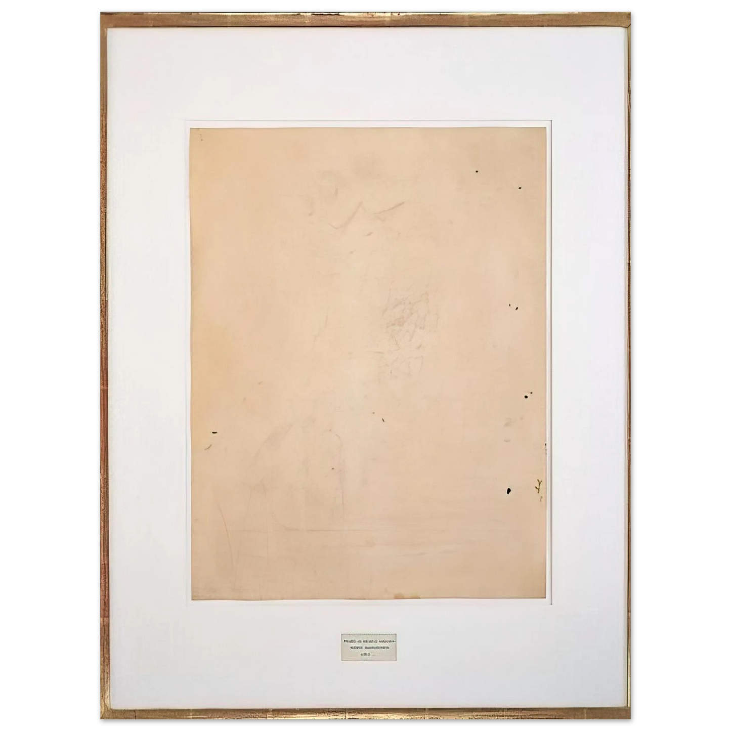 Robert Rauschenberg - ERASED DE KOONING 1953  75x100 cm / 30x40inches Fine Art Poster