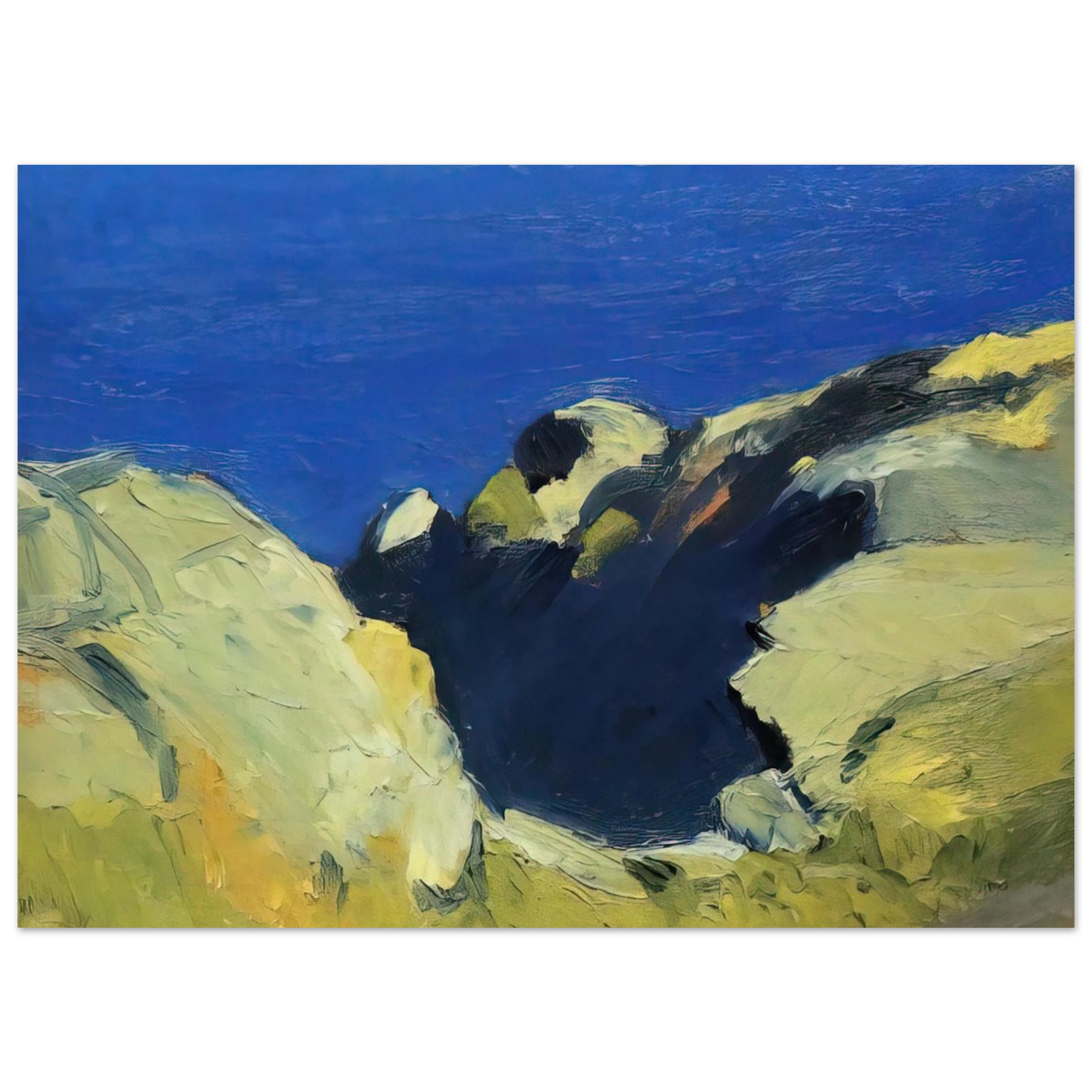 Edward Hopper - Rocks Fine Art Poster