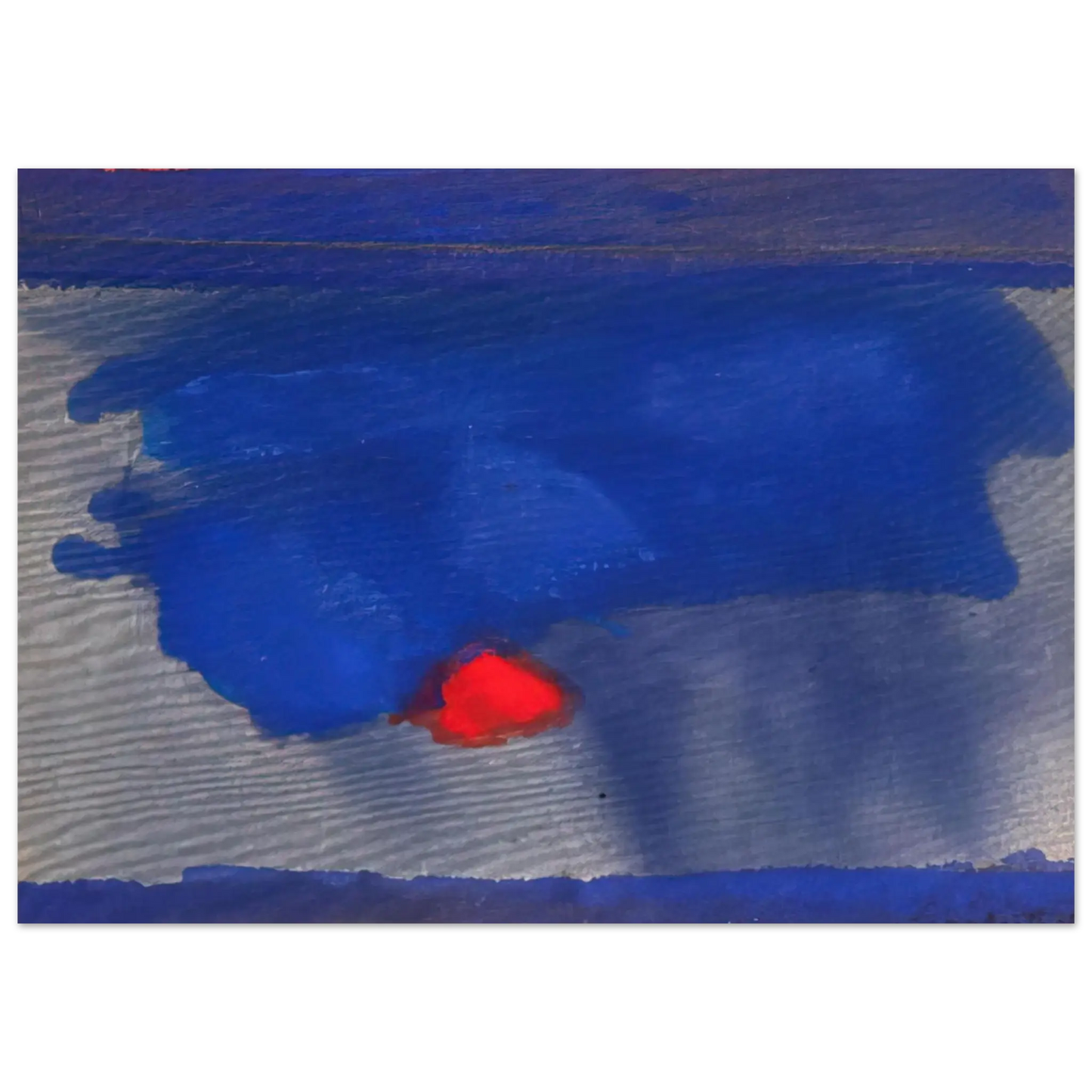 Helen Frankenthaler - Provincetown - 1964 Wall art - 20x25 cm / 8x10 Inches - Premium Wooden Framed Poster With Fine Art Paper - Wood frame
