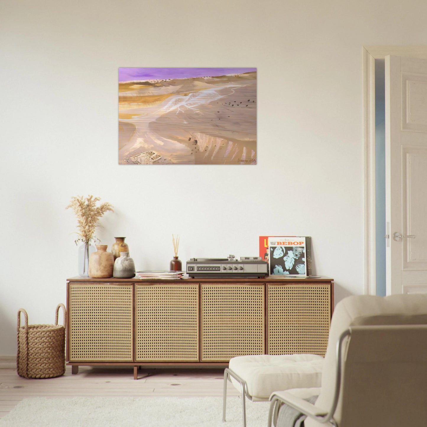 Desert - 1989 - Mary Fedden Brushed Aluminum Print - 70x100 cm / 28x40 inches | Mary Fedden Aluminum Print | Mary Fedden Prints