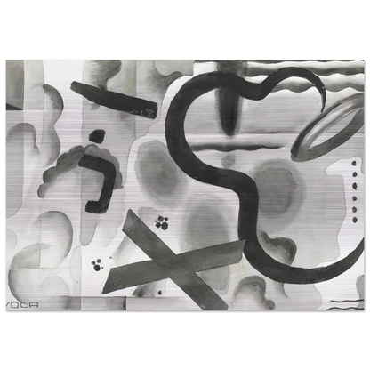Untitled - Dada - Julius Evola Brushed Aluminum Print - 70x100 cm / 28x40 inches | Julius Evola Aluminum Print | Julius Evola Prints