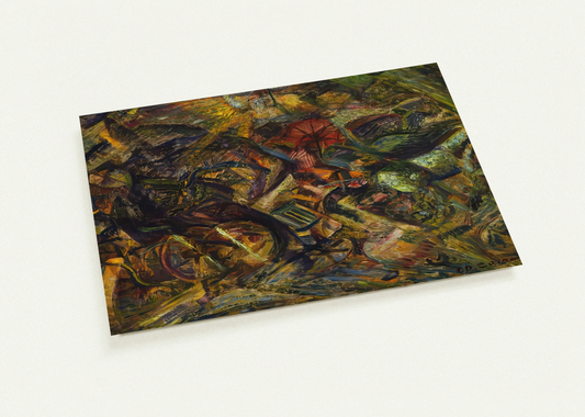 JOLTS OF A CAB 1911 By Carlo Carra Pack of 10 Post Cards | Carlo Carra Post Cards | A6 (10.5 x 14.8 cm) - 4.1 x 5.8 inches