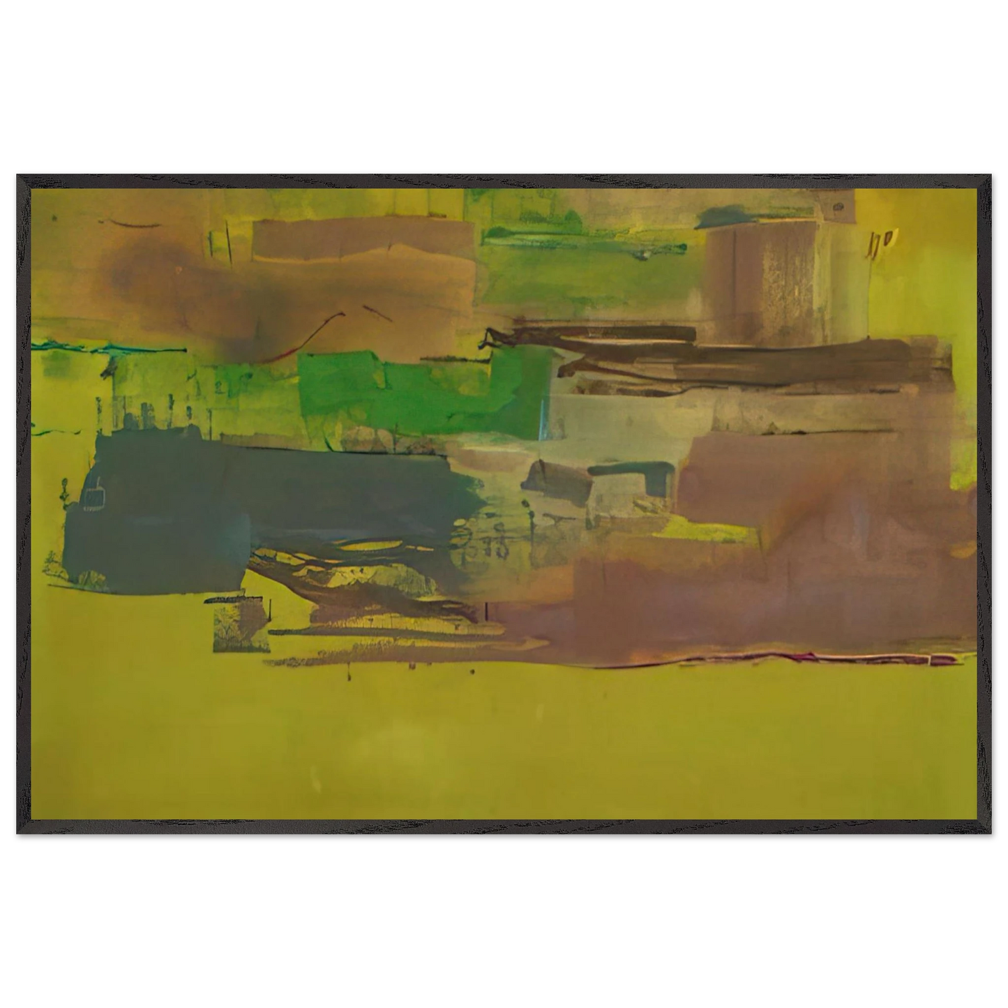 Helen Frankenthaler - August Deep - 1978 Wall art - 15x20 cm / 6x8 inches - Fine Art Poster-canvas - -