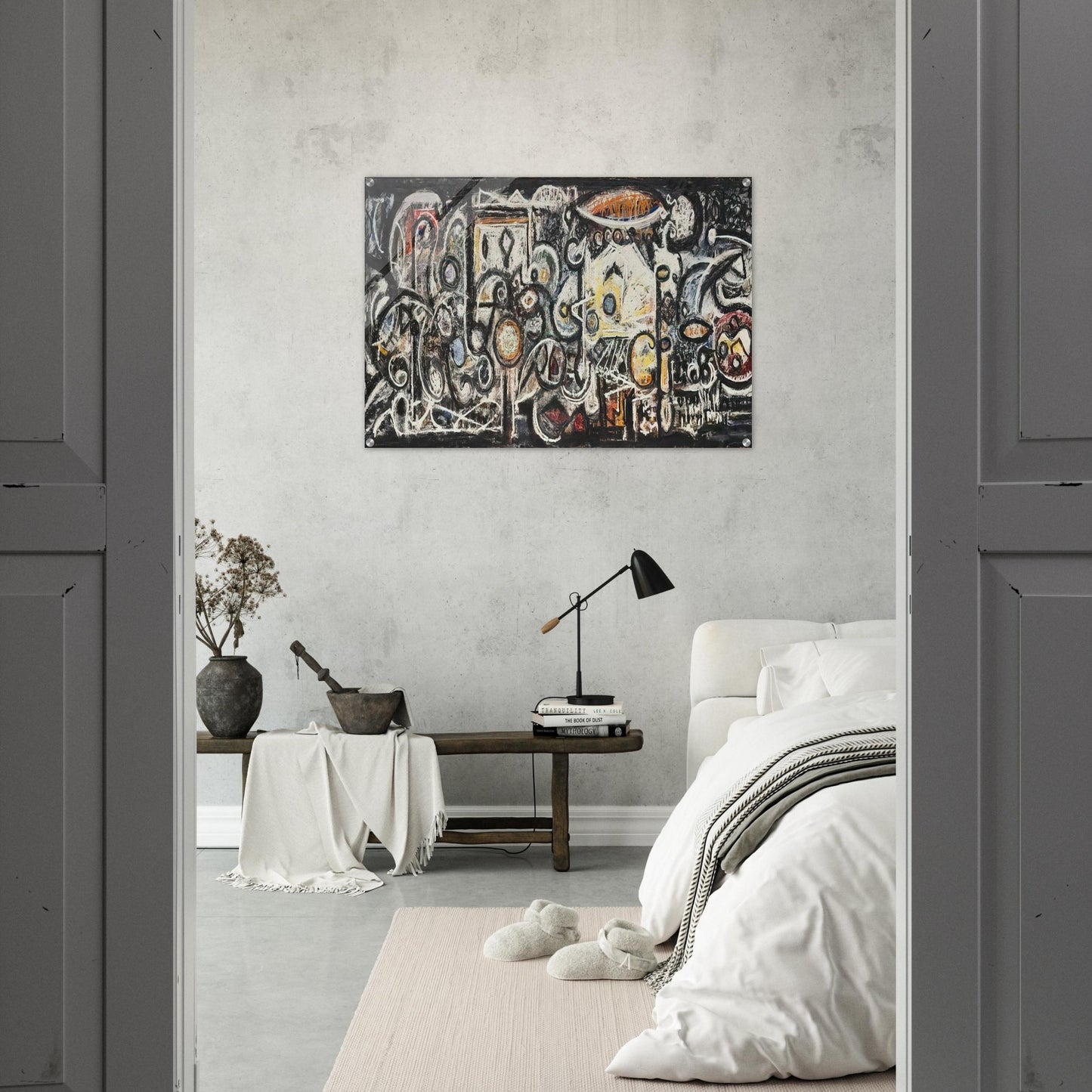 Fugue Number 2 - 1943 - Richard Pousette-Dart Acrylic Print - 70x100 cm / 28x40″ inches | Richard Pousette-Dart Wall Art | Richard Pousette-Dart Prints