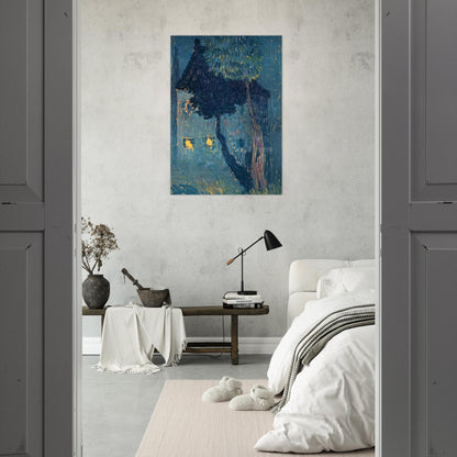 COTTAGE IN THE WOODS 1903 - Alexej von Jawlensky Brushed Aluminum Print - 70x100 cm / 28x40 inches | Alexej von Jawlensky Aluminum Print | Alexej von Jawlensky Prints