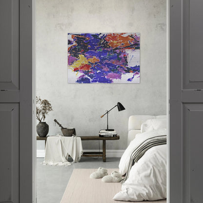 Towards Disappearance II - Sam Francis Brushed Aluminum Print - 70x100 cm / 28x40 inches | Sam Francis Aluminum Print | Sam Francis Prints