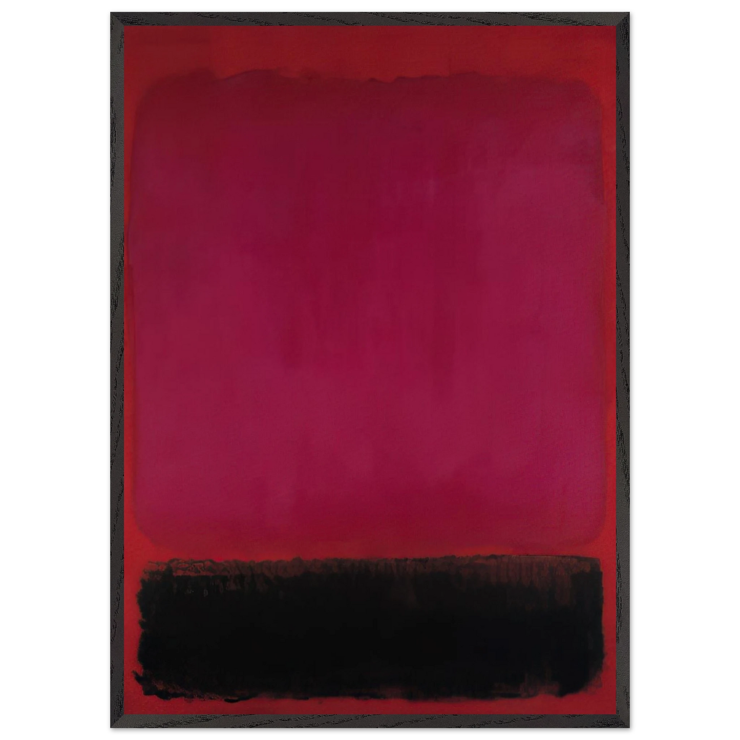 Helen Frankenthaler - Untitled - 1967 Wall art - 50x70 cm / 20x28 inches - Premium Wooden Framed Poster With Fine Art Paper-canvas - White frame