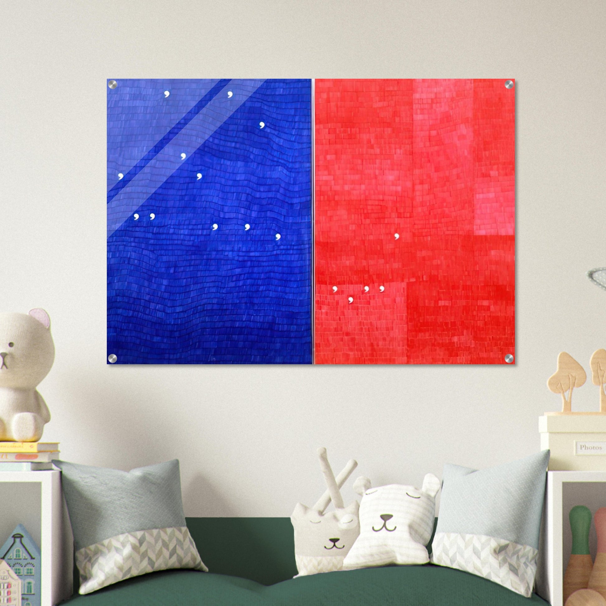 IMMAGINANDO TUTTO 1982 - Alighiero Boetti Acrylic Print - 70x100 cm / 28x40″ inches