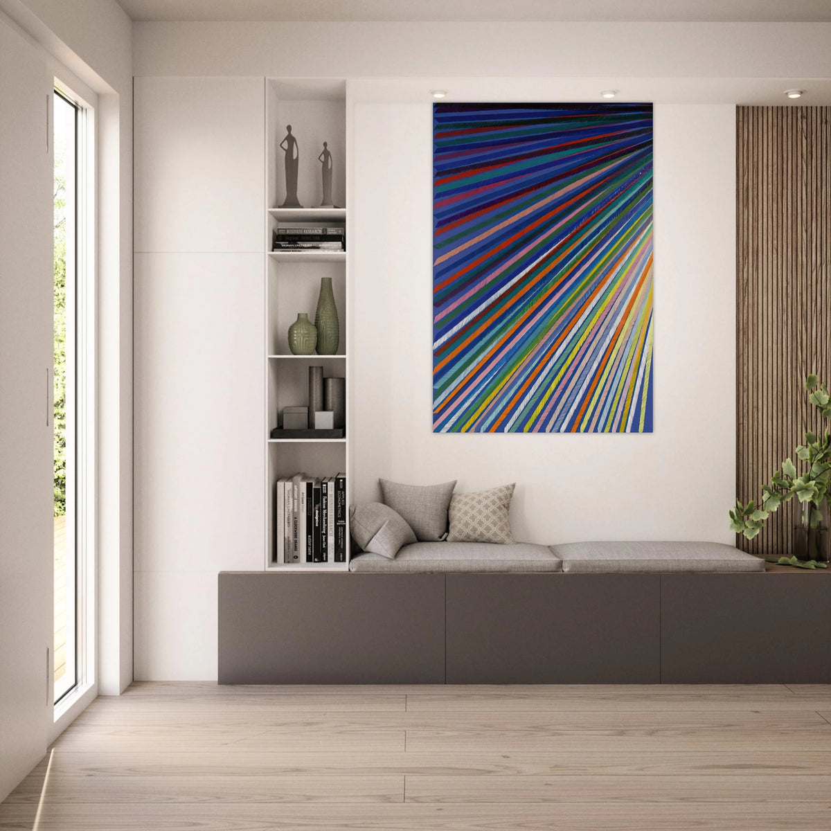 Apex - 1984 - Piero Dorazio Art Prints - 100x150 cm / 40x60″ inches | Piero Dorazio Poster | Piero Dorazio Prints