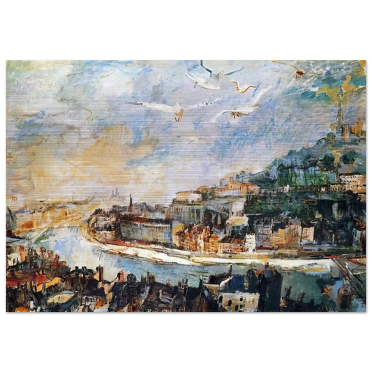 NOT_DETECTED_235882 - OSKAR KOKOSCHKA Brushed Aluminum Print - 70x100 cm / 28x40 inches | OSKAR KOKOSCHKA Aluminum Print | OSKAR KOKOSCHKA Prints