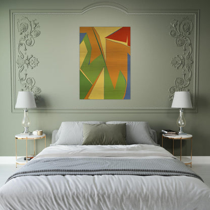 Jaune - Fernand Leduc Brushed Aluminum Print - 70x100 cm / 28x40 inches | Fernand Leduc Aluminum Print | Fernand Leduc Prints