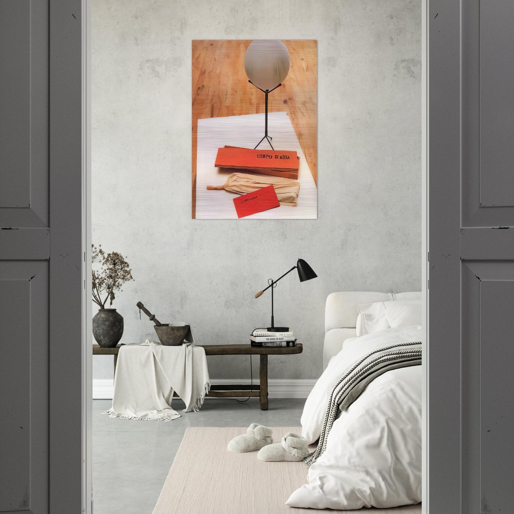Body of Air - Piero Manzoni Brushed Aluminum Print - 70x100 cm / 28x40 inches | Piero Manzoni Aluminum Print | Piero Manzoni Prints