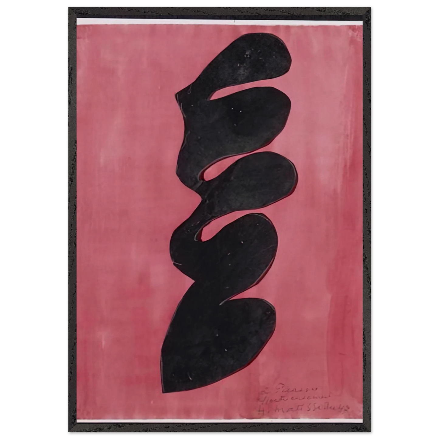 PAPERCUT 1947 - Henri Matisse 70x100 cm / 28x40 inches Framed Art Print – Black Wooden Frame
