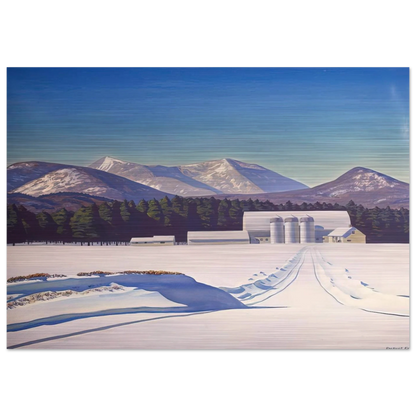 Road to Asgaard   Adirondack - Rockwell Kent Brushed Aluminum Print - 70x100 cm / 28x40 inches | Rockwell Kent Aluminum Print | Rockwell Kent Prints