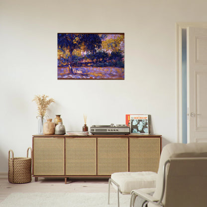LANDSCAPE WITH EUCALYPTUS TREES AND RIVER TREES IN FRONT OF A RIVER 1908 - Henri Matisse Brushed Aluminum Print - 70x100 cm / 28x40 inches | Henri Matisse Aluminum Print | Henri Matisse Prints