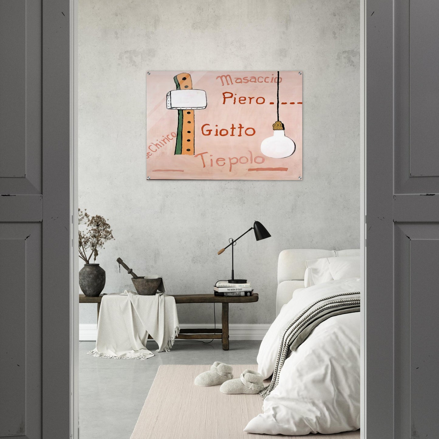 PANTHEON 1973 - Philip Guston Acrylic Print - 70x100 cm / 28x40″ inches