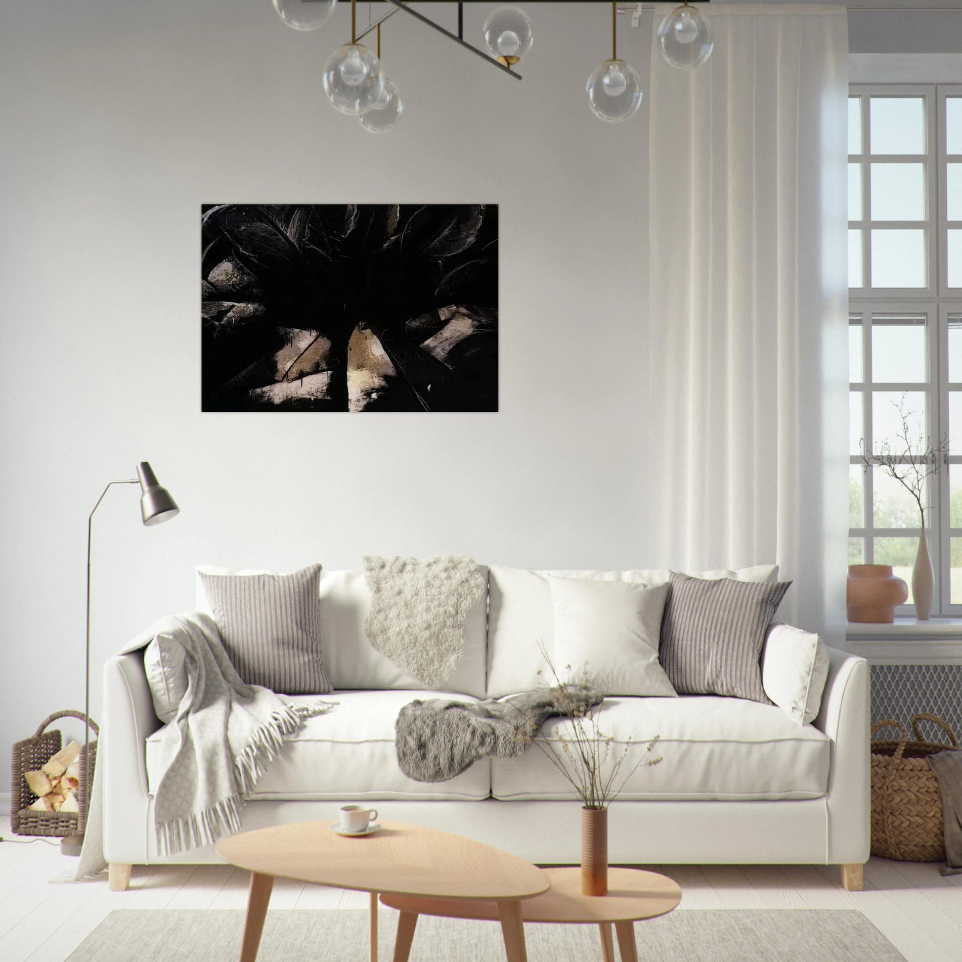 Jay DeFeo/BIG/Cabbage Rose - Jay DeFeo Brushed Aluminum Print - 70x100 cm / 28x40 inches | Jay DeFeo Aluminum Print | Jay DeFeo Prints