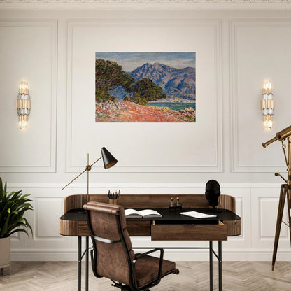 Cap Martin 2 - claude monet Brushed Aluminum Print - 70x100 cm / 28x40 inches | claude monet Aluminum Print | claude monet Prints