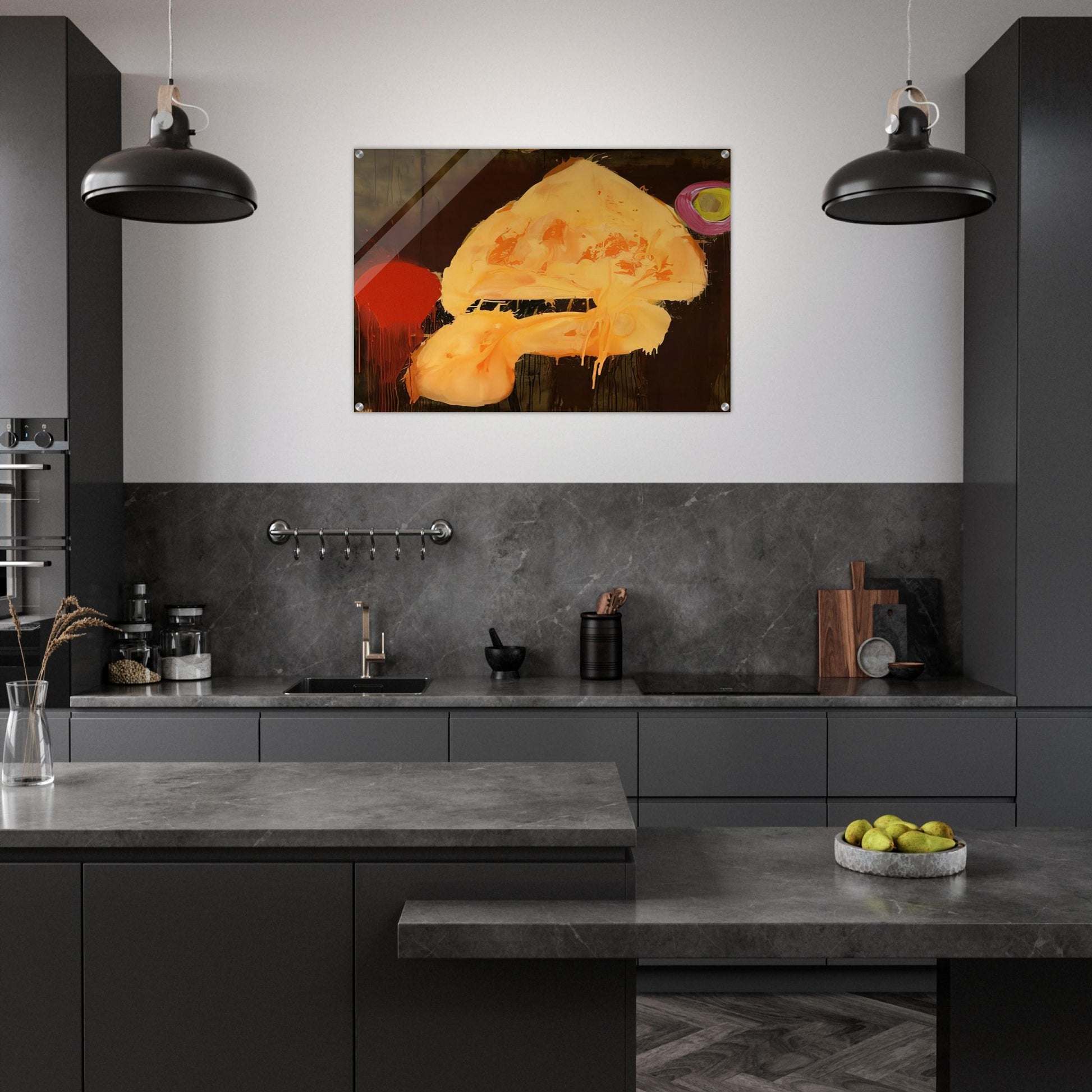 Quas 23.1.86 - 1986 - John Hoyland Acrylic Print - 70x100 cm / 28x40″ inches