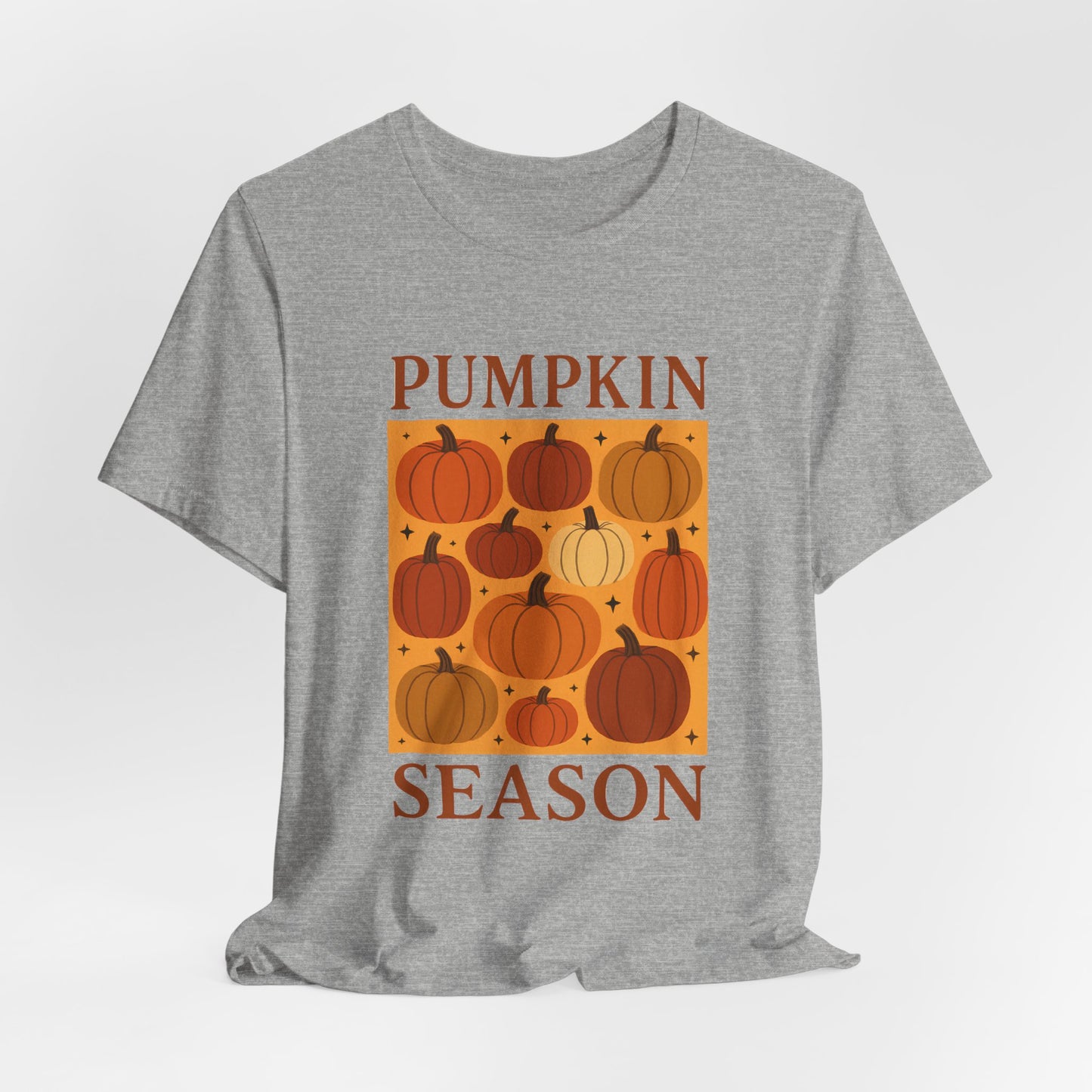 Camiseta de temporada de calabaza para mujer Boho Pumpkin