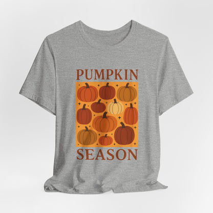 Camiseta de temporada de calabaza para mujer Boho Pumpkin
