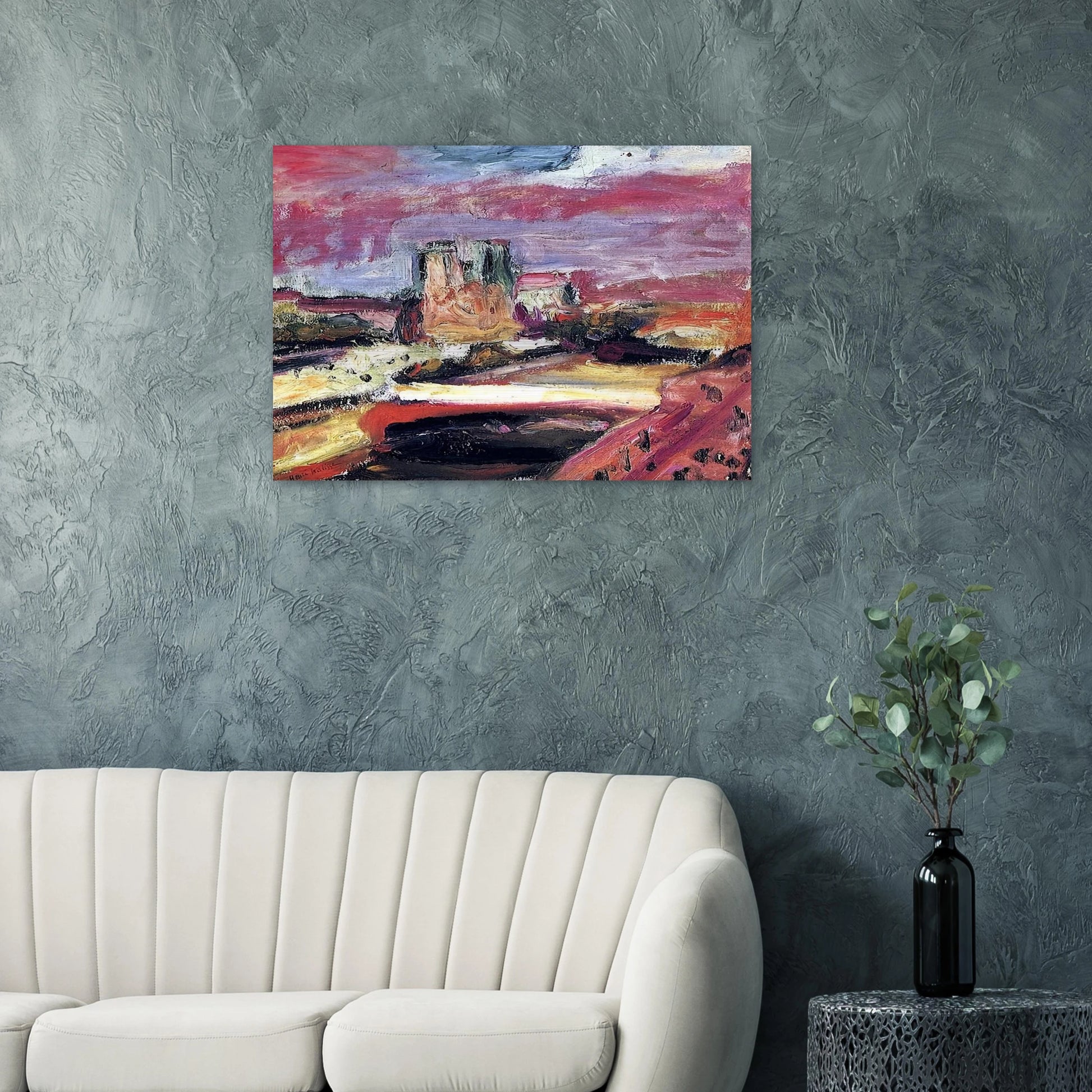 NOTRE DAME 1904 - Henri Matisse Brushed Aluminum Print - 70x100 cm / 28x40 inches | Henri Matisse Aluminum Print | Henri Matisse Prints