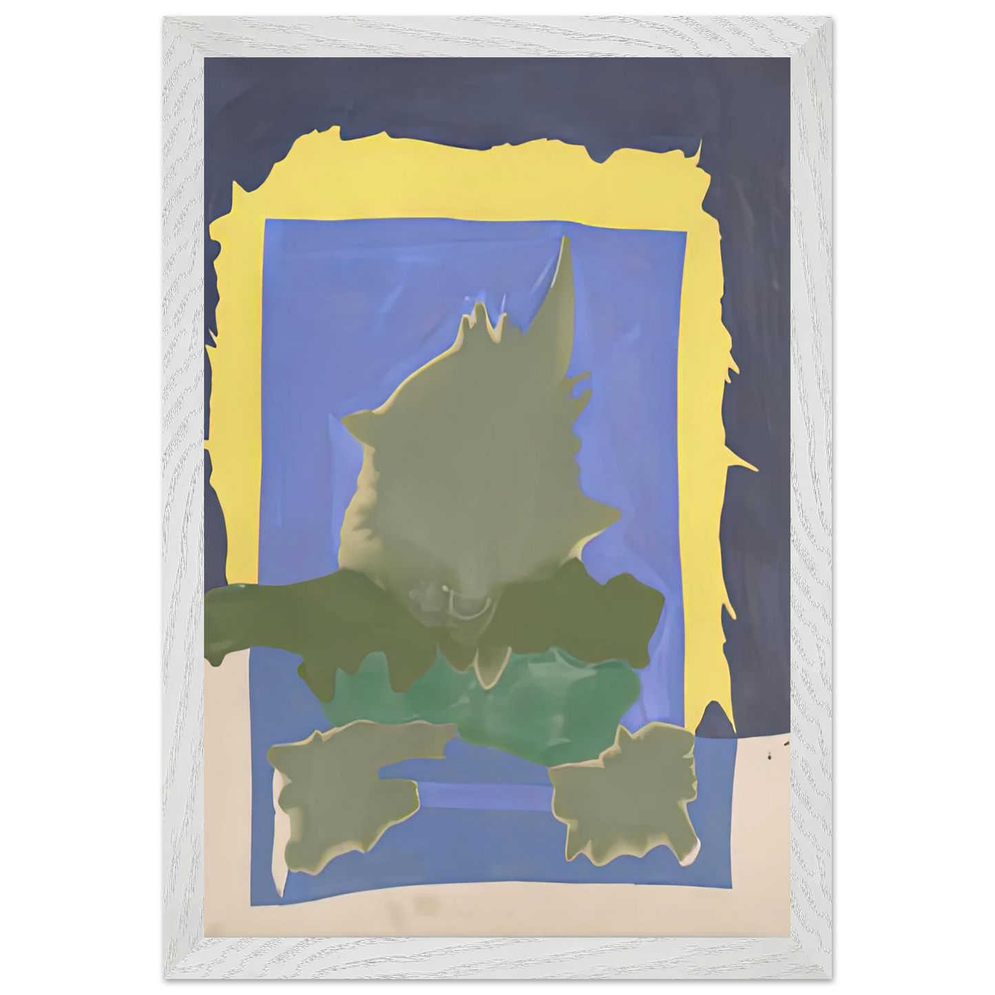 Helen Frankenthaler - Interior Landscape, 1964- Wall Art - 30x40 cm / 12x16 inches - Fine Art Poster-canvas - -