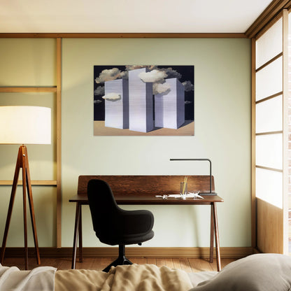 A STORM 1932 - Rene Magritte Brushed Aluminum Print - 70x100 cm / 28x40 inches | Rene Magritte Aluminum Print | Rene Magritte Prints