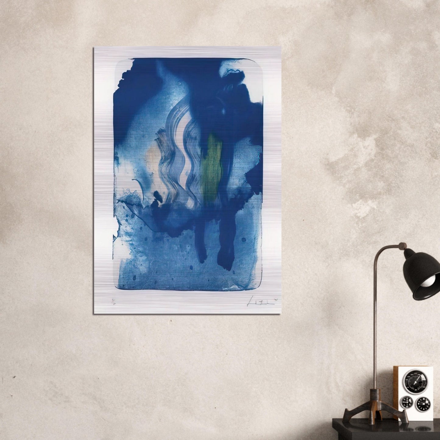 Reflections V - 1995 - Helen Frankenthaler Brushed Aluminum Print - 70x100 cm / 28x40 inches | Helen Frankenthaler Aluminum Print | Helen Frankenthaler Prints