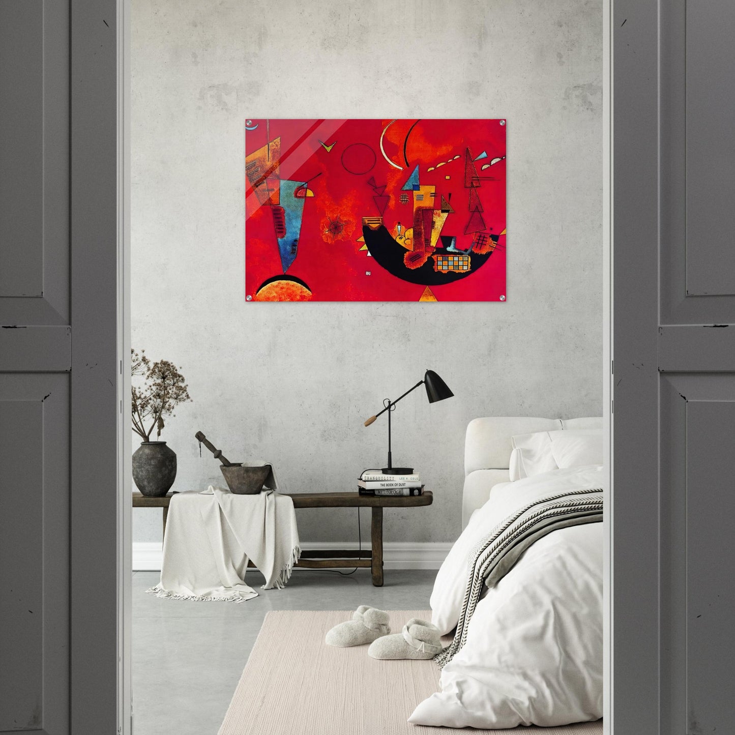MIT UND GEGEN 1929 - Wassily Kandinsky Acrylic Print - 70x100 cm / 28x40″ inches