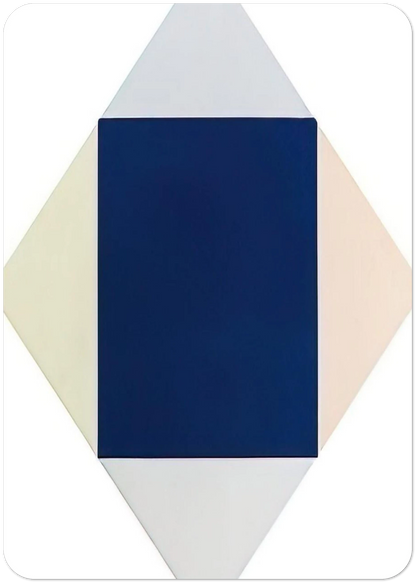 Blauer kern - 1969 By Max Bill Pack of 10 Post Cards | Max Bill Post Cards | A6 (10.5 x 14.8 cm) - 4.1 x 5.8 inches