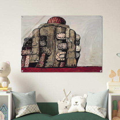 BACK VIEW - Philip Guston Acrylic Print - 70x100 cm / 28x40″ inches