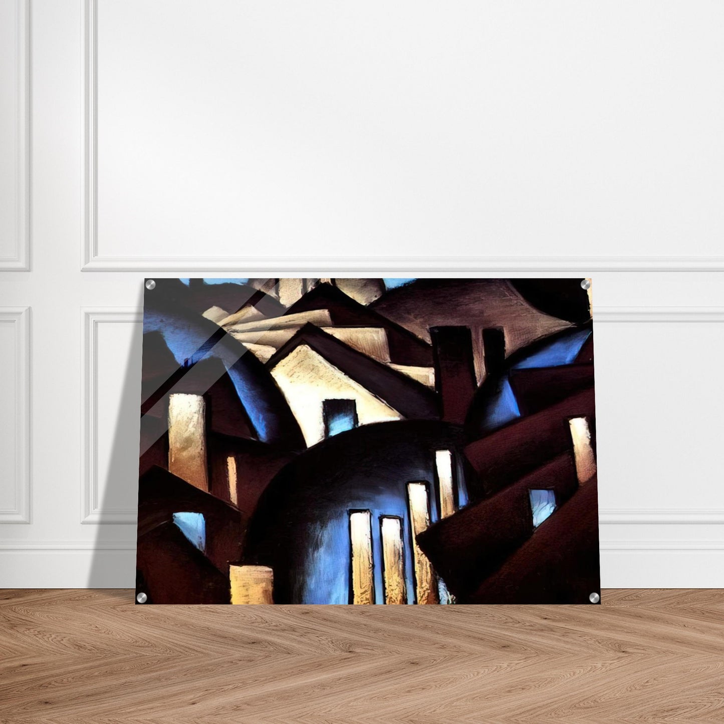 Nature Symbolized or Reefs - 1924 - Arthur Dove Acrylic Print - 70x100 cm / 28x40″ inches | Arthur Dove Wall Art | Arthur Dove Prints