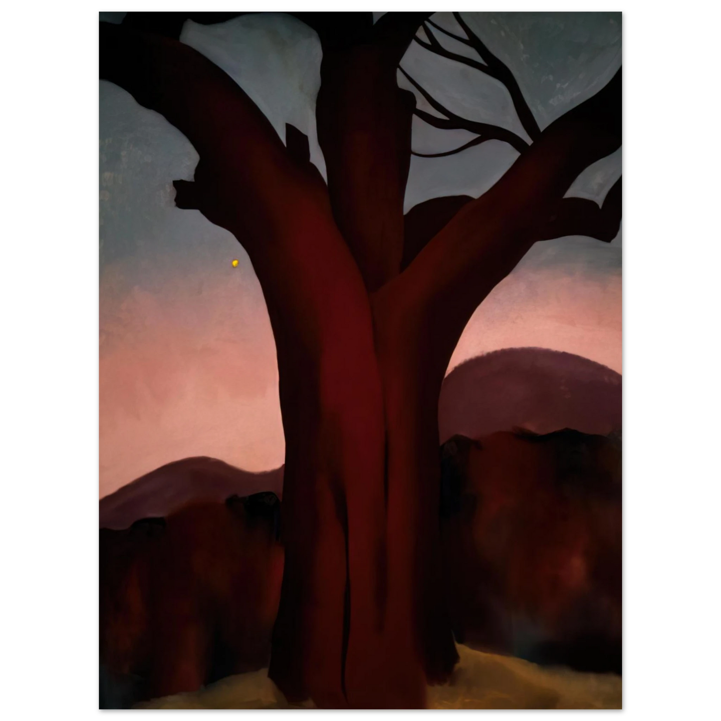 Georgia O'Keeffe - Autumn Trees - Chestnut Tree Fine Art Poster