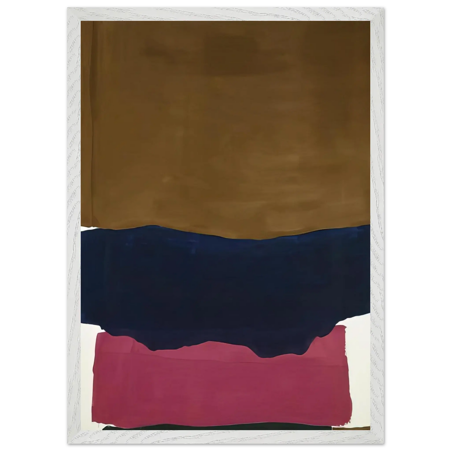 Helen Frankenthaler - Indian Summer - 1967 Wall art - 30x40 cm / 12x16 Inches - Premium Wooden Framed Poster With Fine Art Paper - Black frame