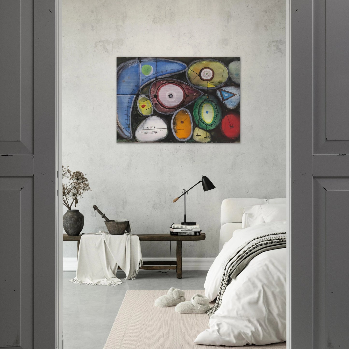 Untitled - 1946 - Richard Pousette-Dart Brushed Aluminum Print - 70x100 cm / 28x40 inches | Richard Pousette-Dart Aluminum Print | Richard Pousette-Dart Prints