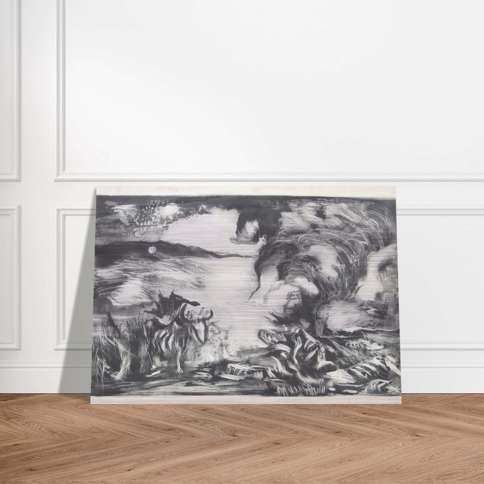 LANDSCAPE WITH STEER 1937 1 - Jackson Pollock Brushed Aluminum Print - 70x100 cm / 28x40 inches | Jackson Pollock Aluminum Print | Jackson Pollock Prints