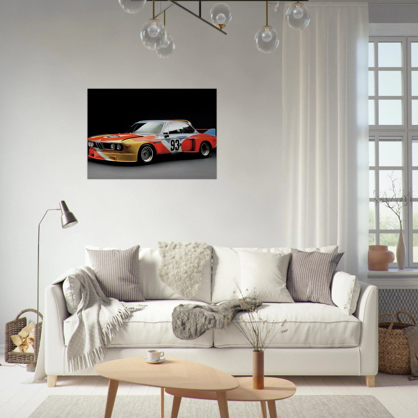 ART CAR 1975 - Alexander Calder Brushed Aluminum Print - 70x100 cm / 28x40 inches | Alexander Calder Aluminum Print | Alexander Calder Prints