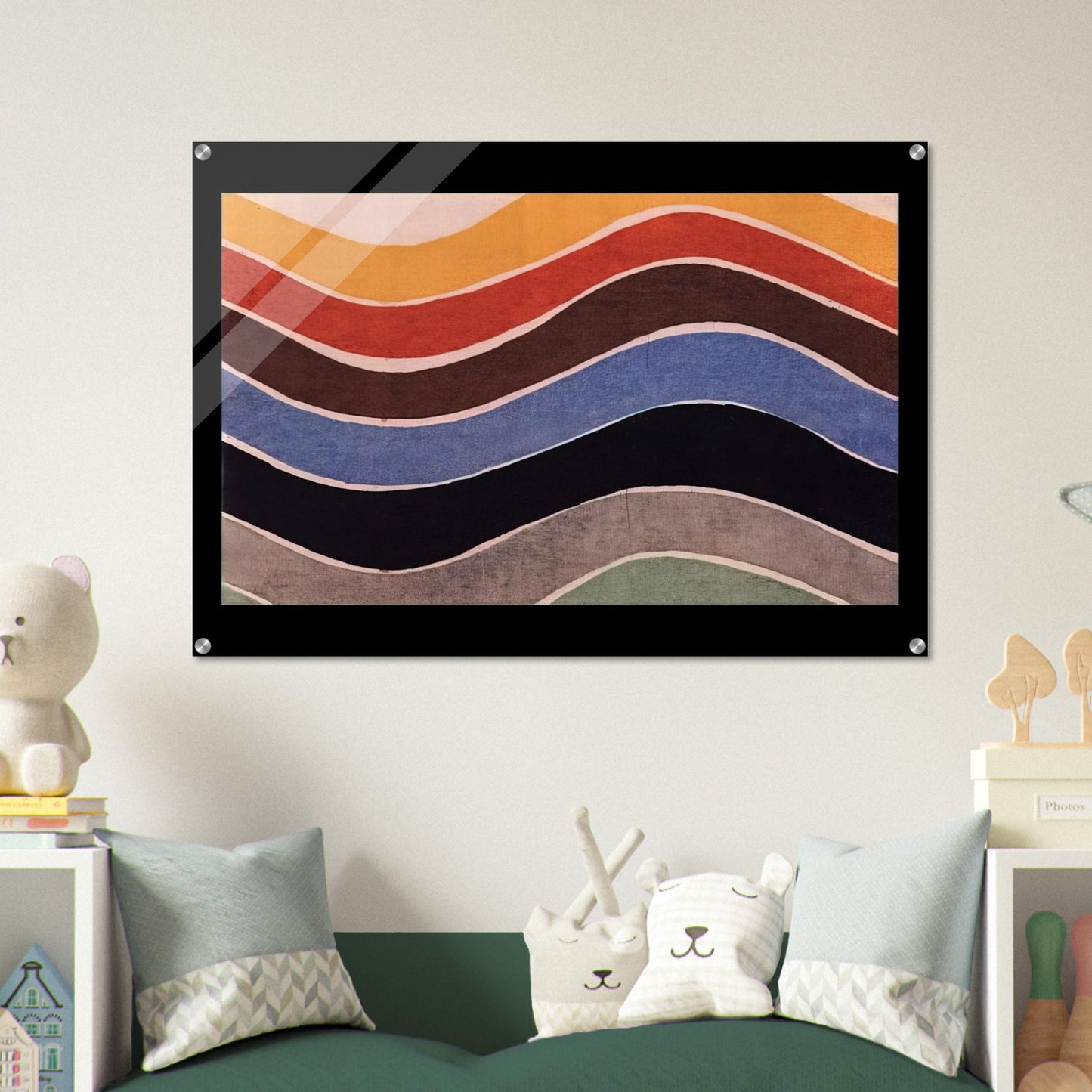 FABRIC PATTERN 1 - Sonia Delaunay Acrylic Print - 70x100 cm / 28x40″ inches