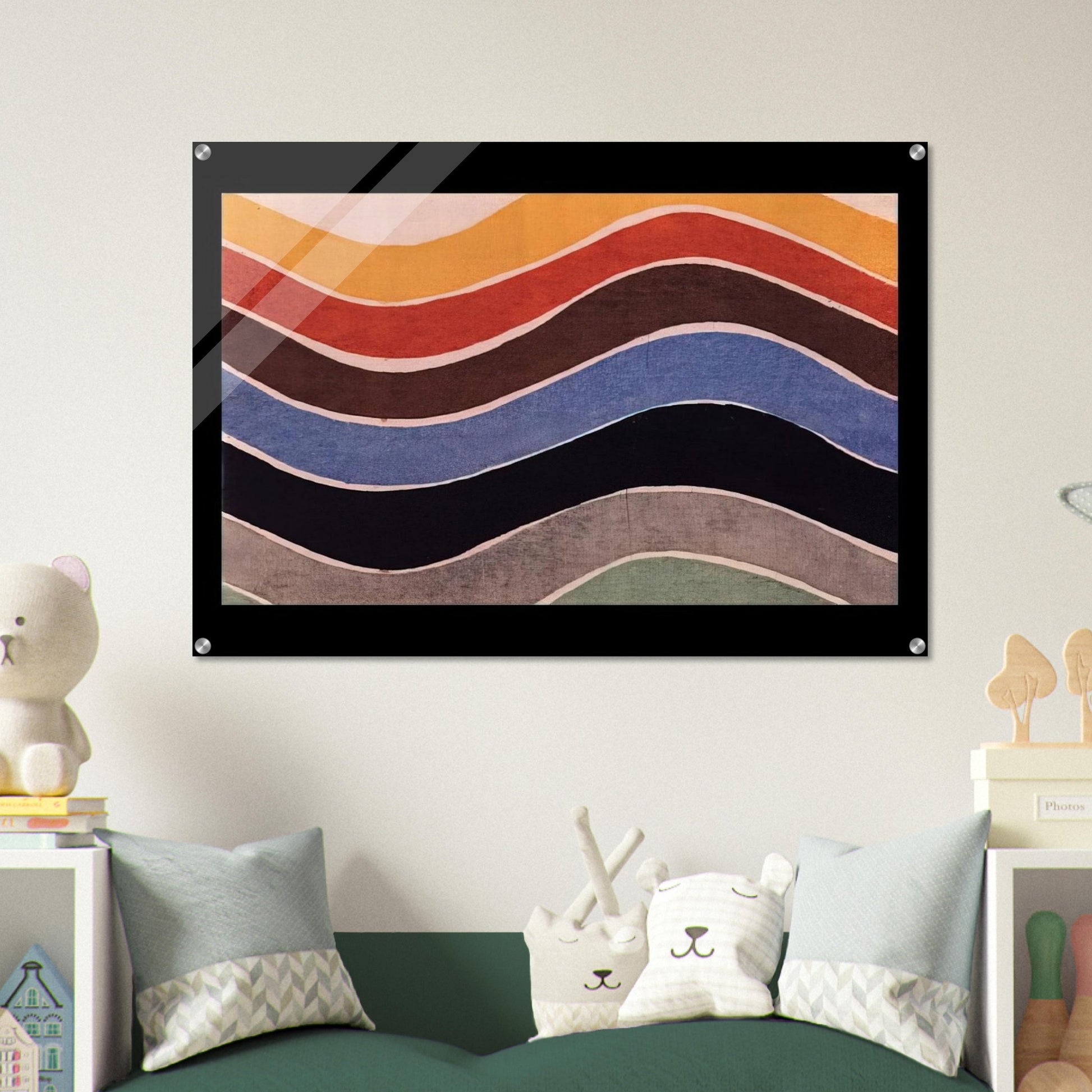 FABRIC PATTERN 1 - Sonia Delaunay Acrylic Print - 70x100 cm / 28x40″ inches