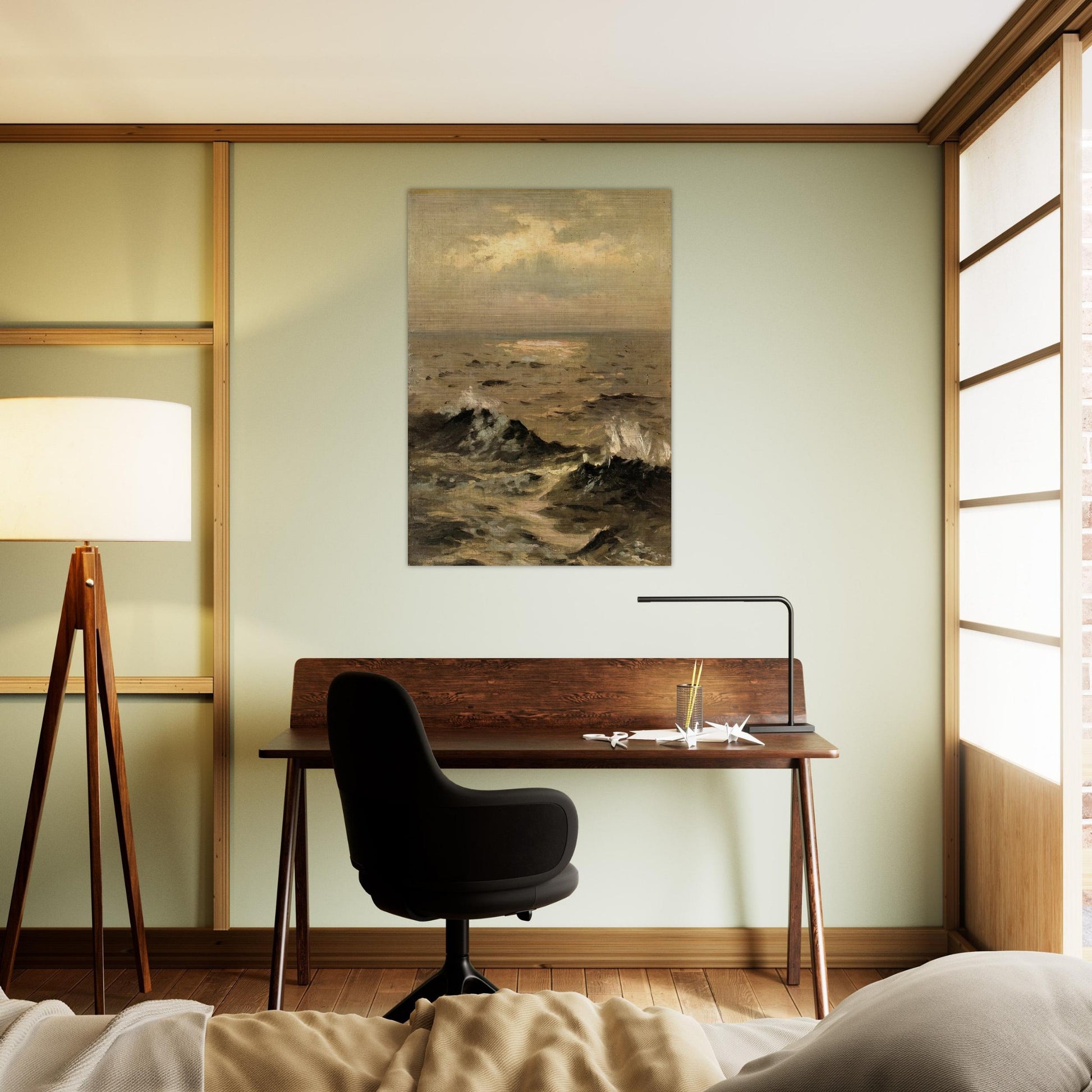 Seascape - John Singer Sargent Brushed Aluminum Print - 70x100 cm / 28x40 inches | John Singer Sargent Aluminum Print | John Singer Sargent Prints