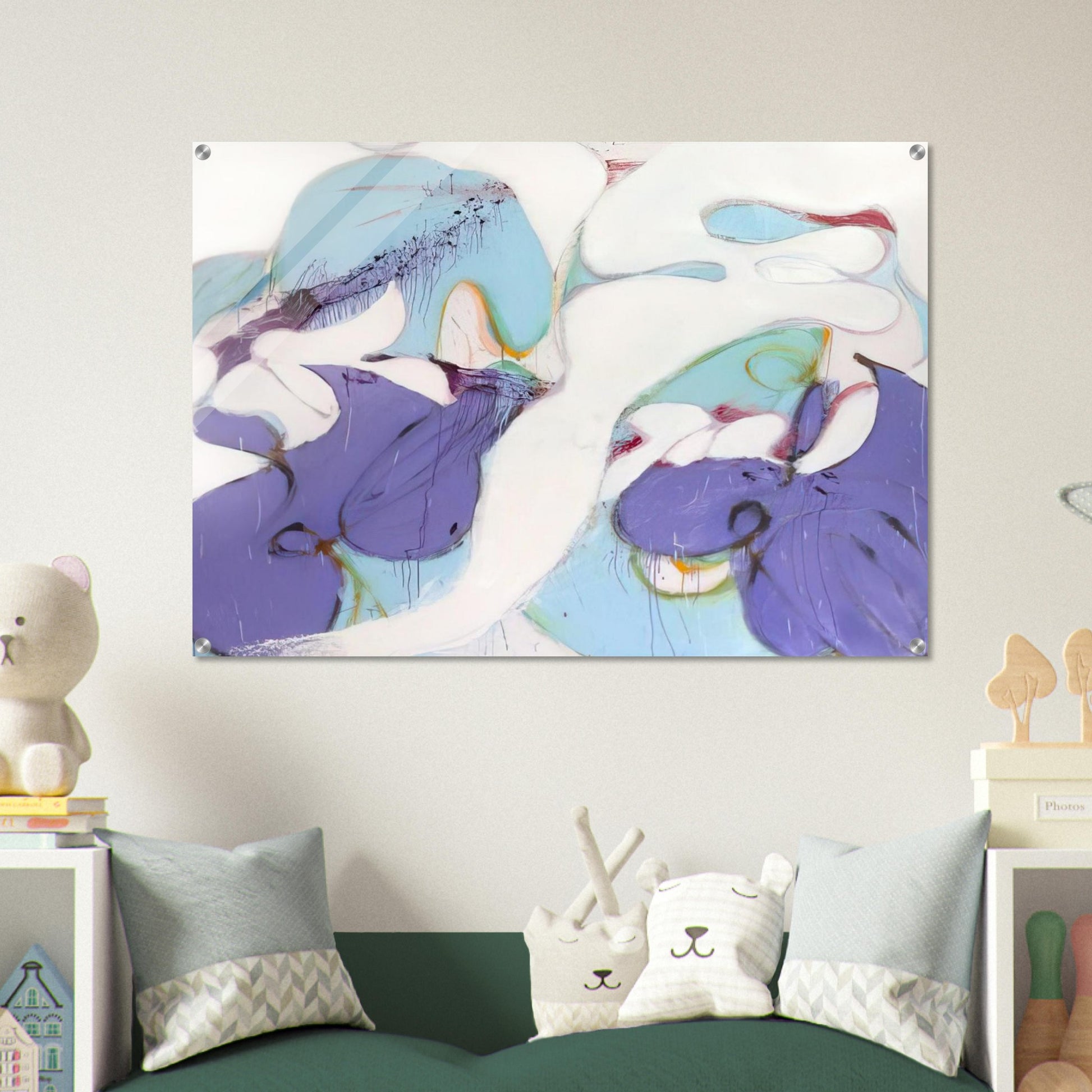 Claudia - 1975 - Norman Bluhm Acrylic Print - 70x100 cm / 28x40″ inches