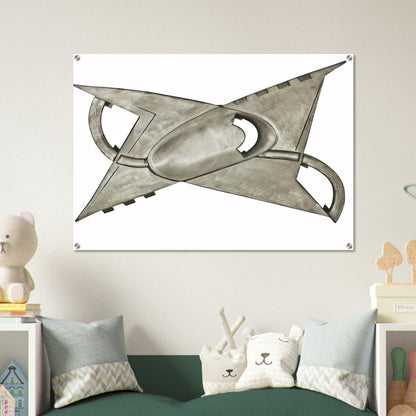 A partir d'un centre concave - Kinetic Art - Gyula Kosice Acrylic Print - 70x100 cm / 28x40″ inches