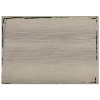 Drawing 24.4.60 - 1960 - Bob Law Brushed Aluminum Print - 70x100 cm / 28x40 inches | Bob Law Aluminum Print | Bob Law Prints