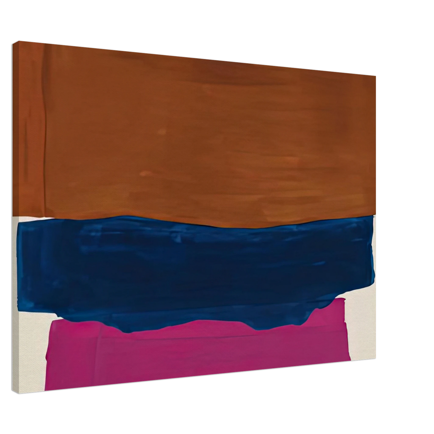 Helen Frankenthaler - Indian Summer, 1967- Wall Art - 21x29.7 cm / 8x12" - Premium Wooden Framed Poster With Fine Art Paper-canvas - Wood frame