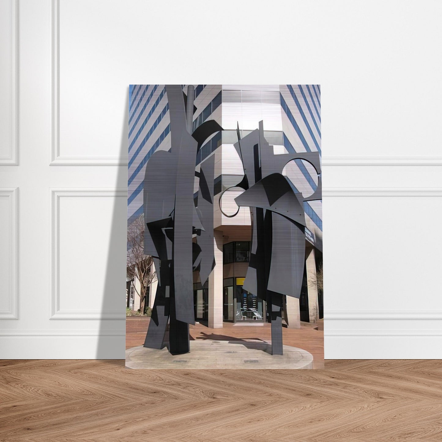 SKY LANDSCAPE 1988 - Louise Nevelson Brushed Aluminum Print - 70x100 cm / 28x40 inches | Louise Nevelson Aluminum Print | Louise Nevelson Prints