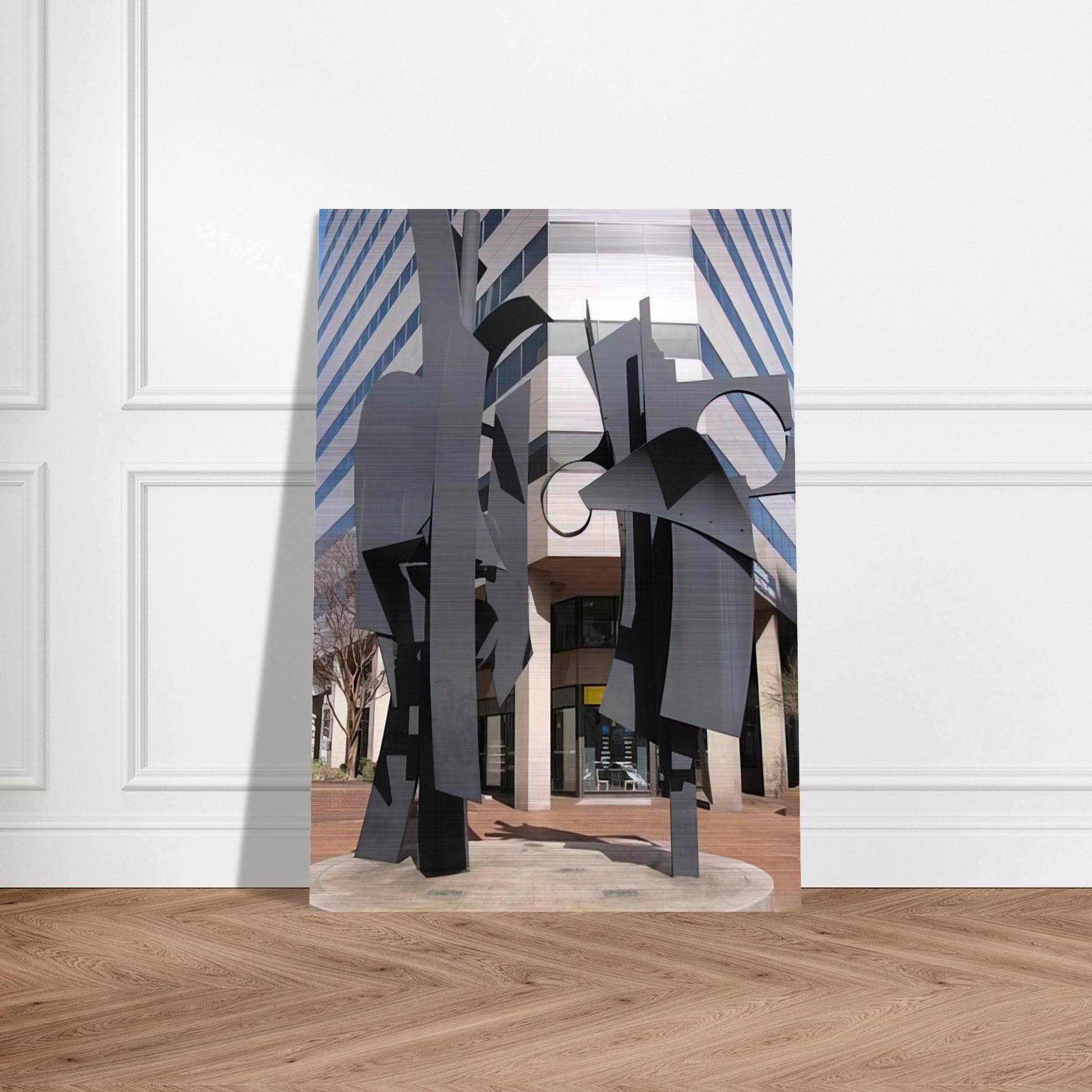 SKY LANDSCAPE 1988 - Louise Nevelson Brushed Aluminum Print - 70x100 cm / 28x40 inches | Louise Nevelson Aluminum Print | Louise Nevelson Prints