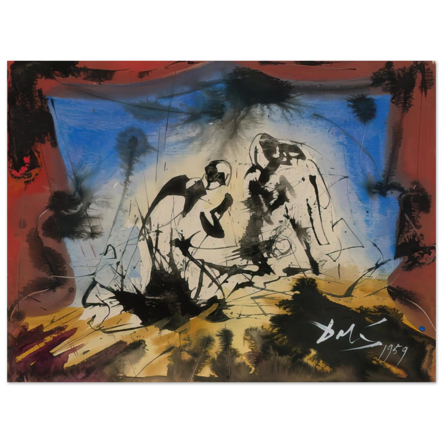 Salvador Dali - NATIVITY 1959  75x100 cm / 30x40inches Fine Art Poster