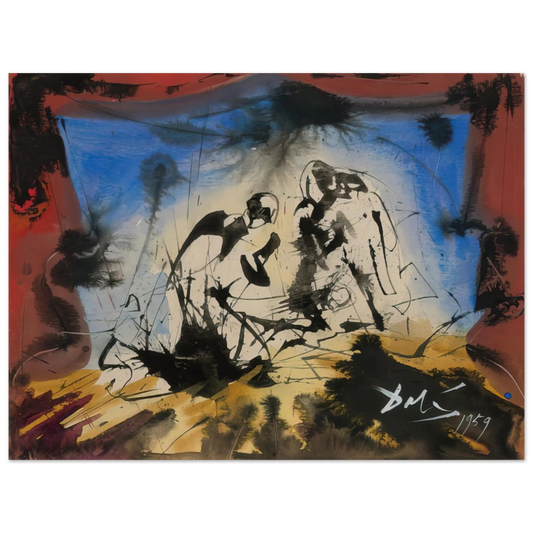 Salvador Dali - NATIVITY 1959  75x100 cm / 30x40inches Fine Art Poster
