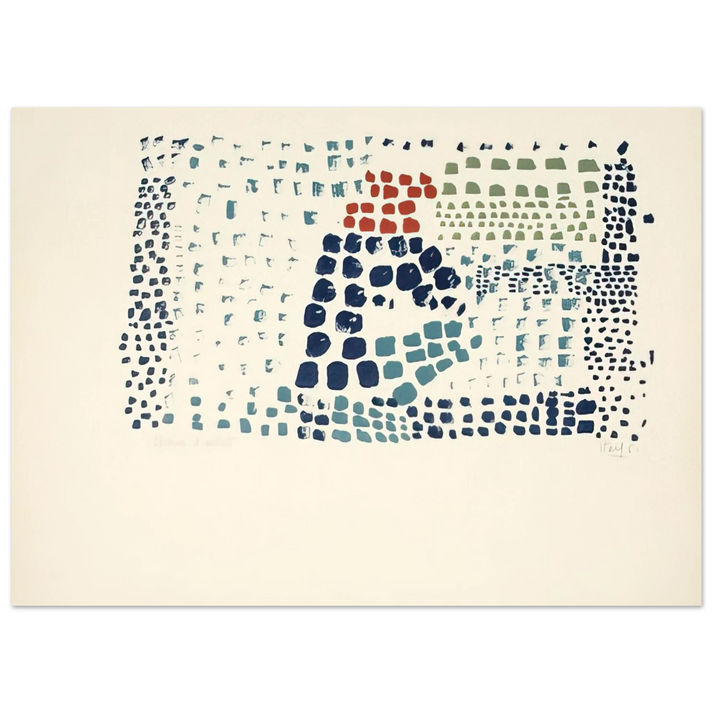Nicolas de Stael - Study in Colour No. 1 Woimant StaÃƒÂ«l 93 - Art Informel Fine Art Poster